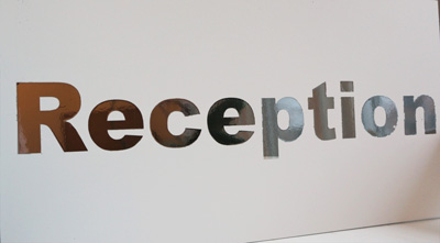 Mirror and Chrome Self-Adhesive Vinyl Letters