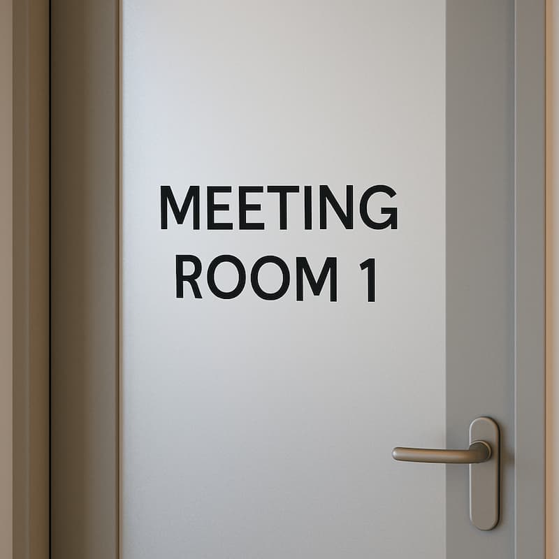 Matte Vinyl Lettering for Indoor and Outdoor Use